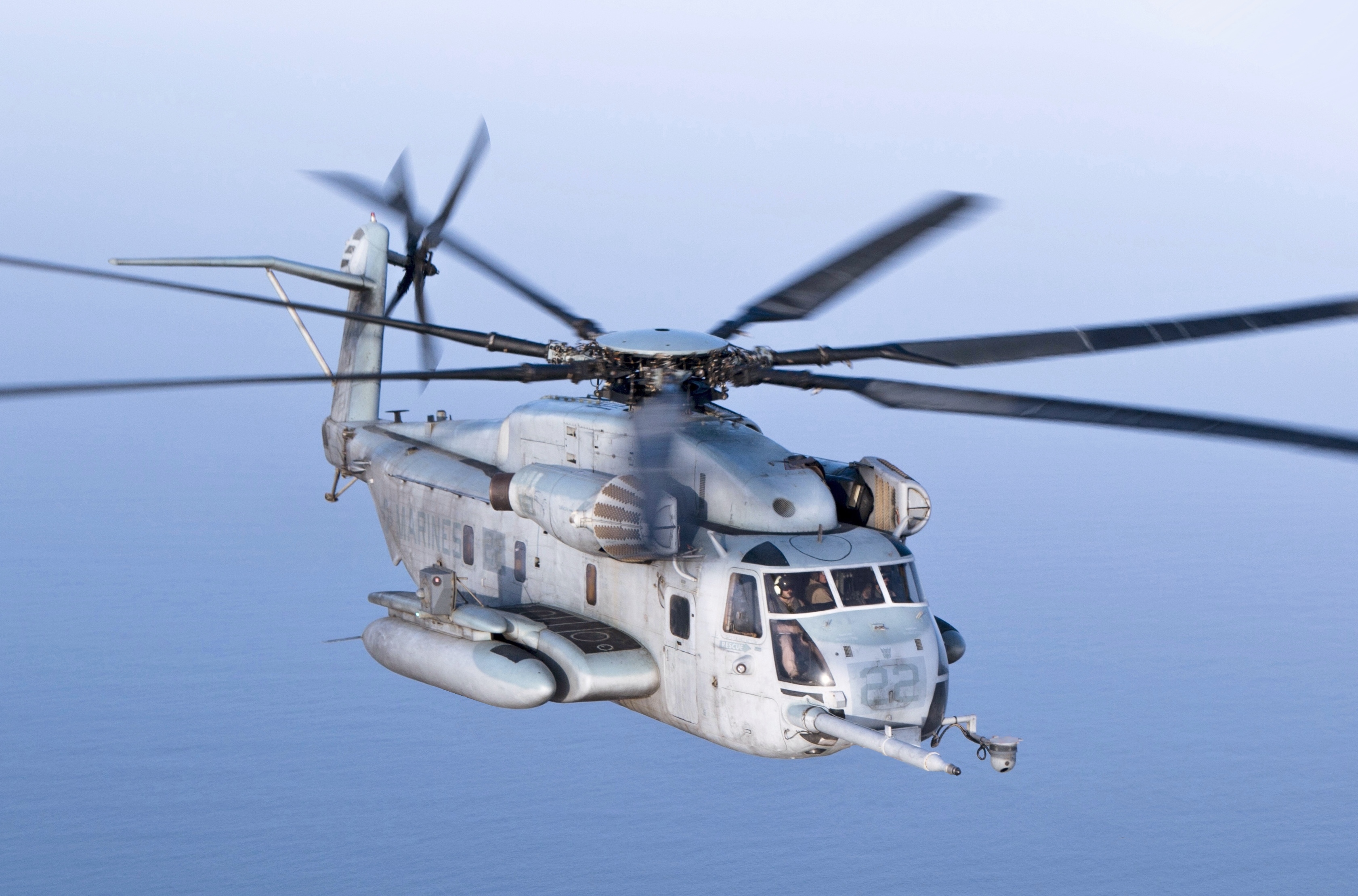 CH-53K King Stallion heavy-lift transport helicopter